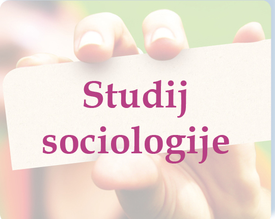 Dobro došli na studijski odjel sociologije