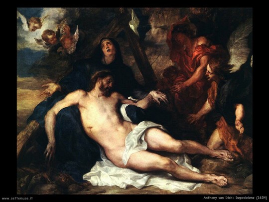 Anthony Van Dyck - Polaganje Krista u grob