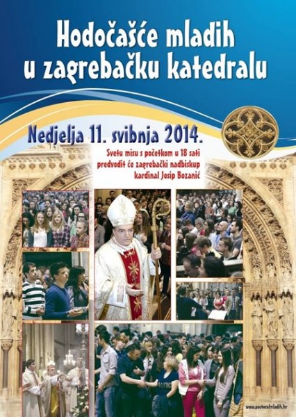 Hodočašće mladih u zagrebačku katedralu