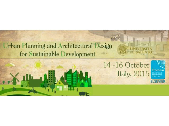 Konferencija: „Urban Planning and Architectural Design for Sustainable Development“
