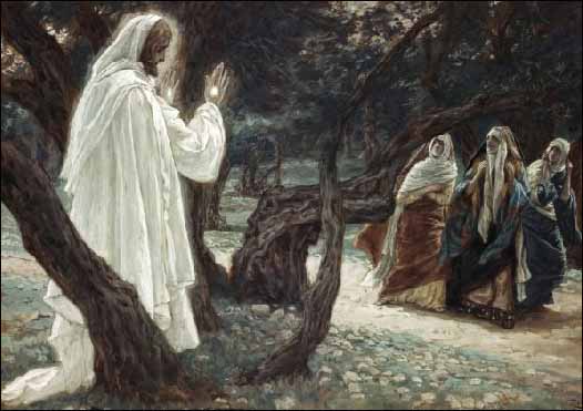 J. Tissot: Isus se ukazuje svetim ženama (Brooklyn museum)