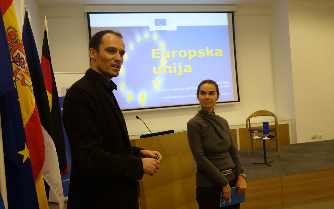 Posjet studenata 2. godine preddiplomskog studija sociologije Predstavništvu Europske komisije u Hrvatskoj