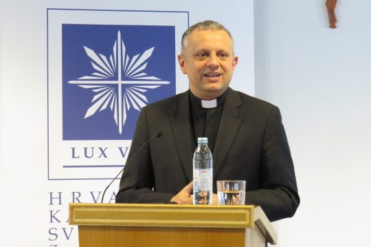Rektor Hrvatskog katoličkog sveučilišta prof. dr. sc. Željko Tanjić