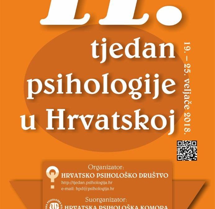 11. Tjedan psihologije u Hrvatskoj