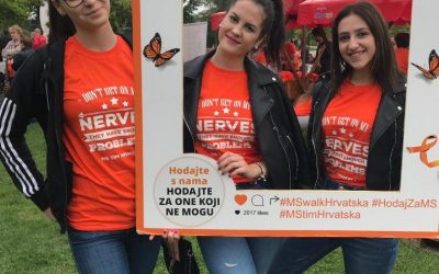 Studentice Odjela za sestrinstvo  obilježile Svjetski dan multiple skleroze