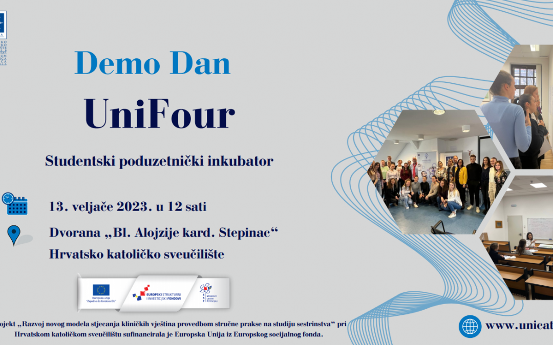 Održavanje Demo dana studentskog poduzetničkog inkubatora UniFour