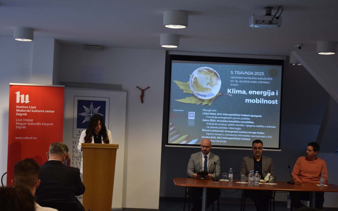 The round table “Climate, energy and mobility” was held at the Croatian Catholic University
