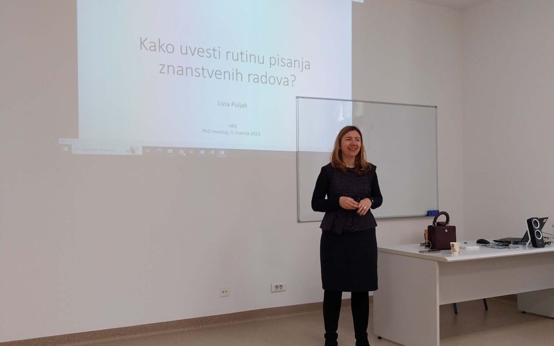 Prof. dr. sc. Livia Puljak na PhD.meetupu