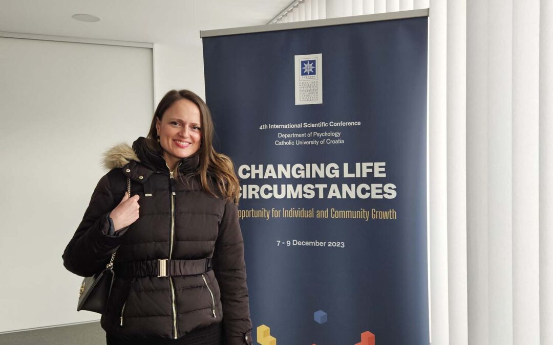 Postdoktorandica Sertić održala predavanje na na 4. međunarodnom znanstvenom-stručnom skupu Promjenjive životne okolnosti. Prilika za rast pojedinca i zajednice