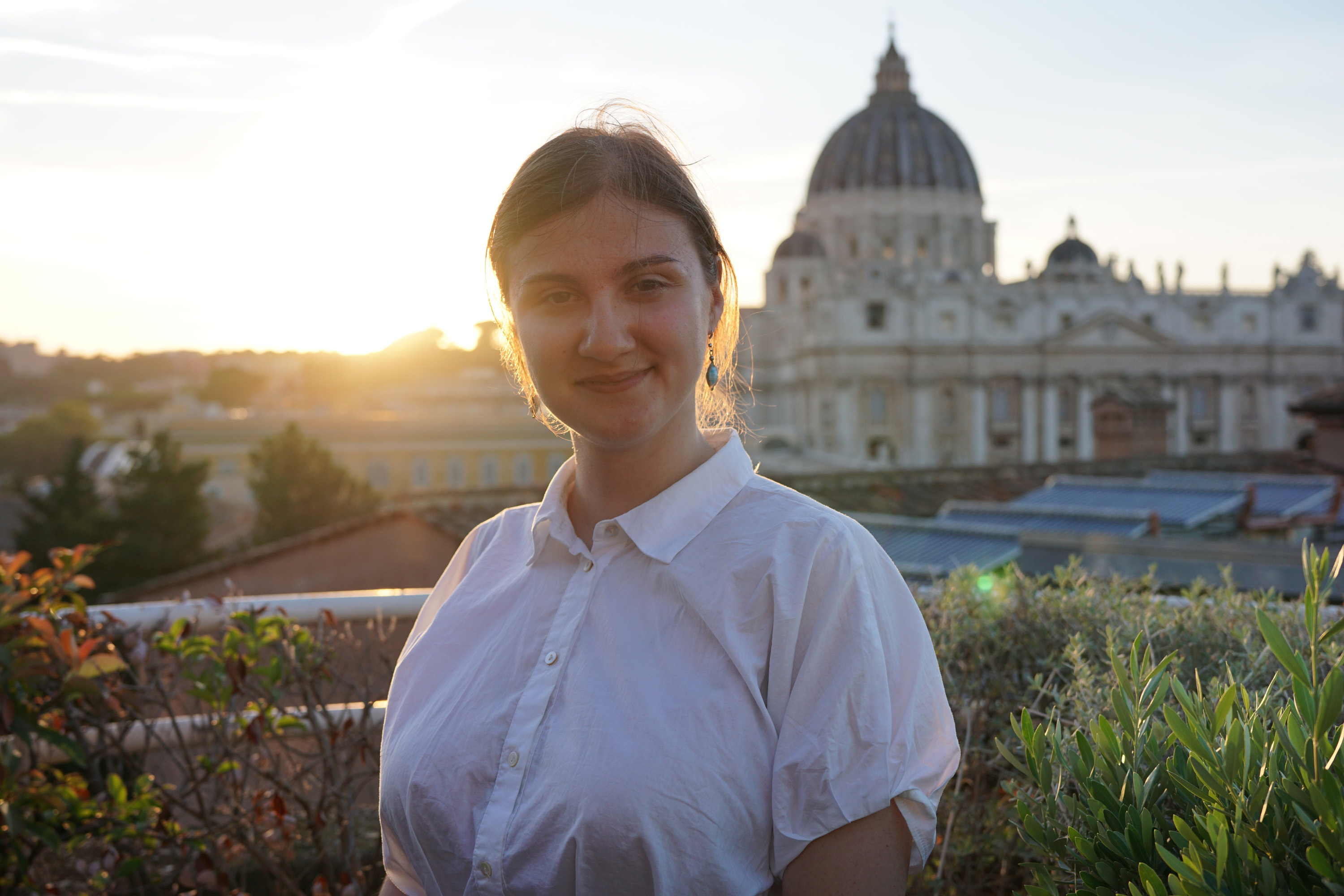 Studentica Laura Lazić u sklopu projekta vjerske formacije mladih ...